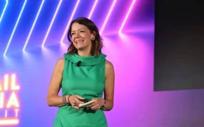 Andrea K. Leigh delivered the keynote presentation at the Path to Purchase 2025 Retail Media Summit